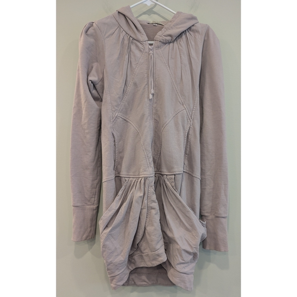 Prairie Underground Guinevere Taupe Hooded Jacket Size Small